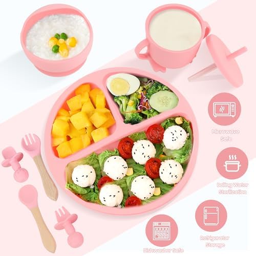 Bagwaain Silicone Baby Feeding Set