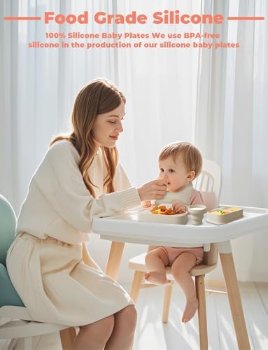 The Perfect Travel silicone Baby Feeding Set for Trouble-Free Mealtimes