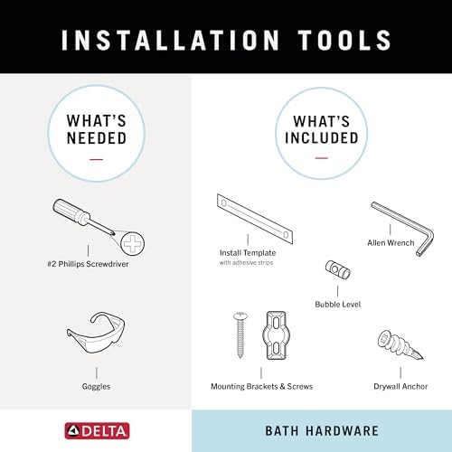 Delta ARV64-DN Arvo 4-Piece Bath Hardware Set Brushed Nickel