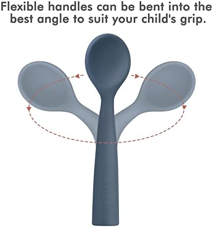 Haakaa Toddler Forks Spoons with Travel Safe Case