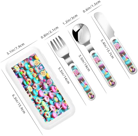 Colorful LollipopUtensils Set for Travel