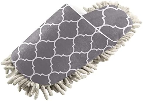 Xigua Microfiber Cleaning Slippers Gray M 1
