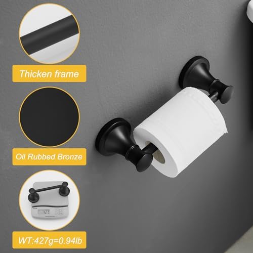 BESy Wall-Mounted Toilet Paper Holder Rustproof Durable