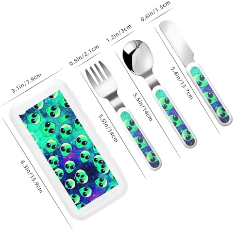 Stainless Steel Flatware Set with Travel Case