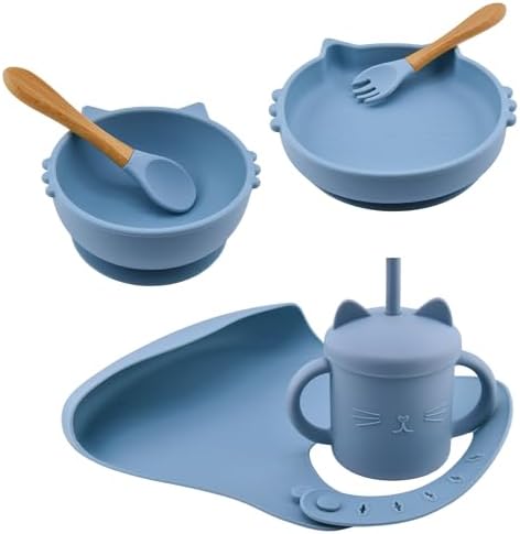 Sweetie Bop Premium Suction Silicone Feeding Set
