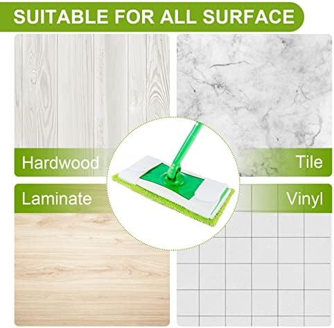 KEEPOW 14-Pack Reusable Swiffer Mop Pads