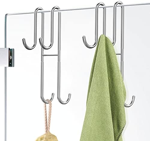 Cerbonny Double-Sided Towel Hooks for Frameless Showers