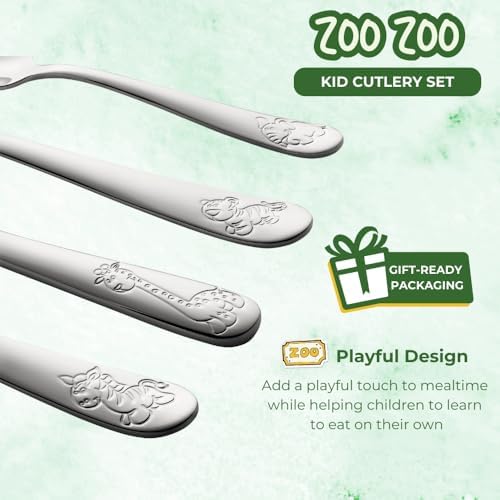 Sturdy Zoo Animal Cutlery Set for Kids 3