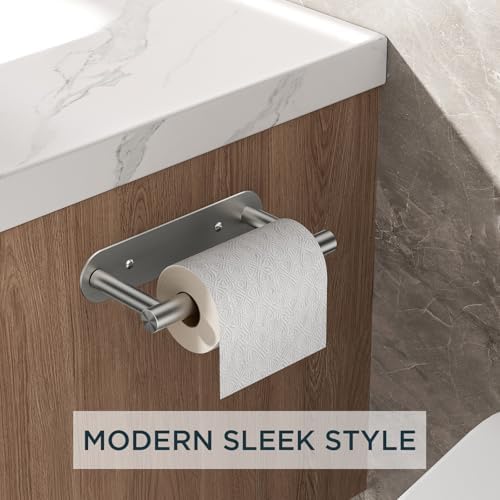 FORIOUS Toilet Paper Holder Stainless Steel Pivoting