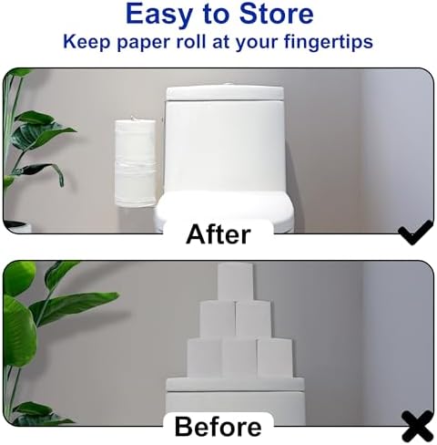 Toilet Paper Holder for 2 Rolls Silver 1PC