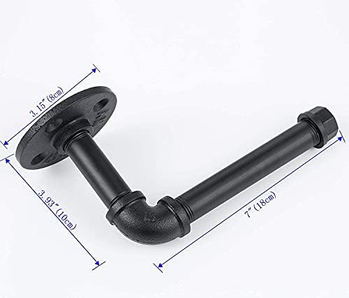 Industrial-Style Toilet Paper Hand Towel Holder