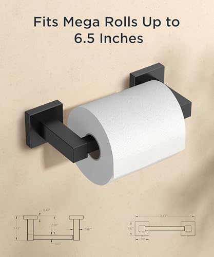 FORIOUS Stainless Steel Pivoting Toilet Paper Holder