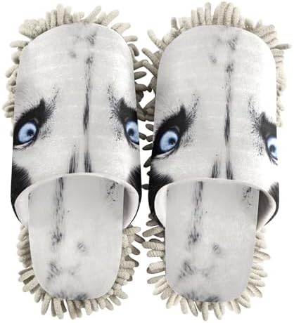 Durable Microfiber Mop Slippers for Adults