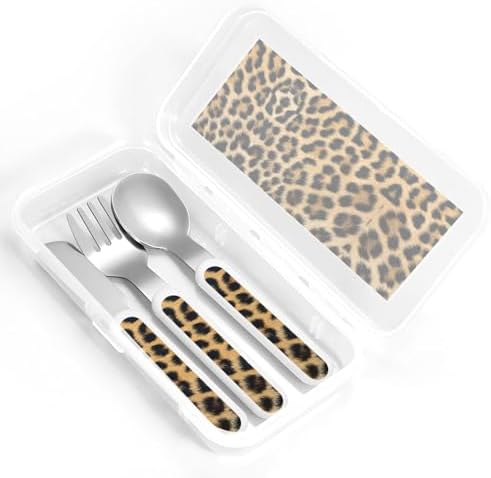 Rouge Leopard Print Flatware Set