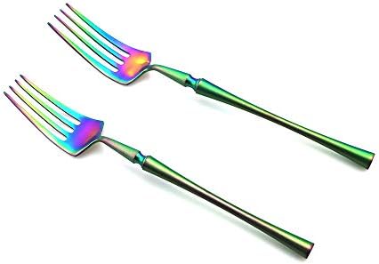 JASHII Luxury Rainbow Matte Flatware Set