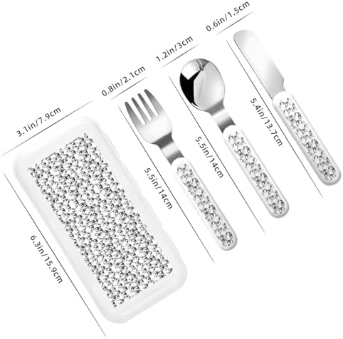 Cute Baby Penguins Sketch Print Flatware Set with Travel Case 1