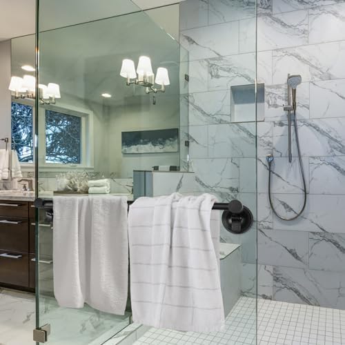 Adjustable Suction Cup Towel Bar 16-27 For Bathroom