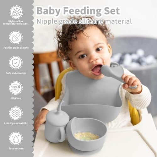 9-Piece Silicone Baby Flatware Set
