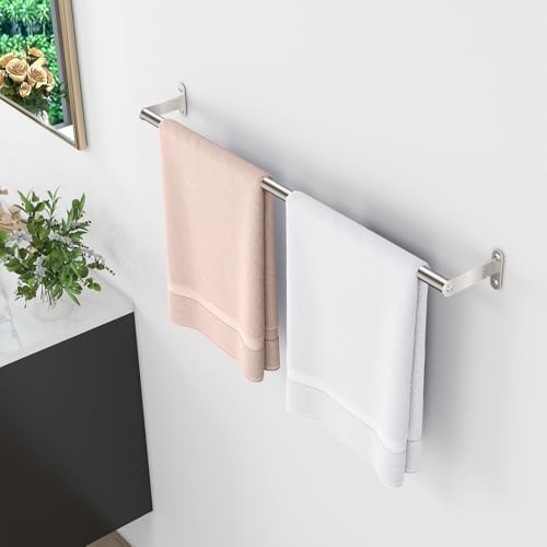 MKO 24 Inch Brushed Nickel Towel Bar
