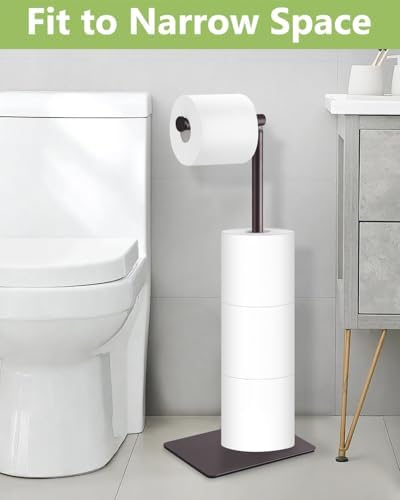 Sturdy Rust-Resistant Toiletpaper Holder Stand