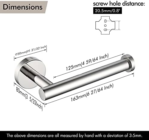 KES - Rust-Proof Stainless Steel Bathroom Hand Towel Holder
