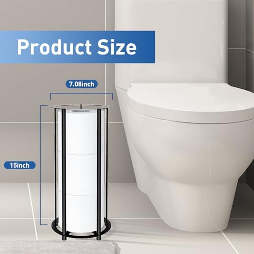Sturdy Metal Toilet Paper Holder