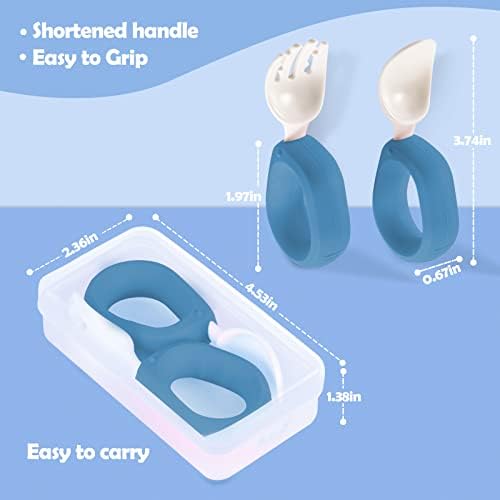 HIWOOD Baby Feeding Training Set with Travel Case
