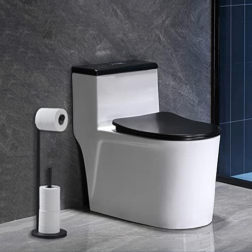Sturdy Matte Black Toilet Paper Holder