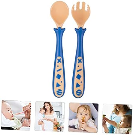 AOKWAWALIY Baby Fork and Spoon Set For Kids
