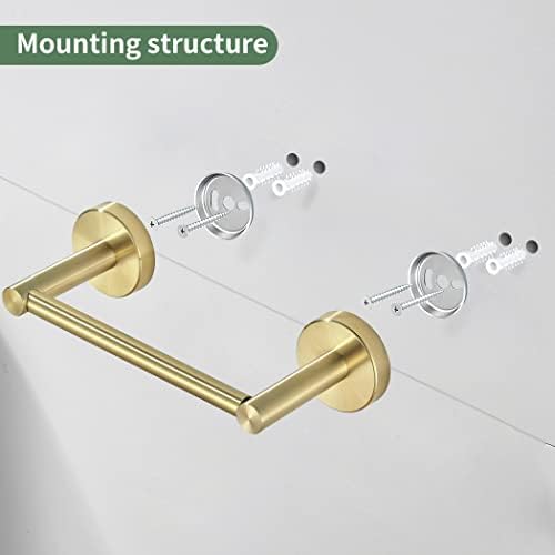 Weiko Gold Toilet Paper Holder Durable Versatile
