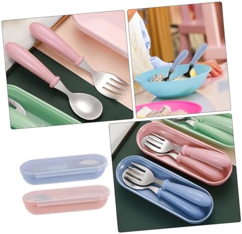 BESTonZON 2-Piece Flatware Set for Kids