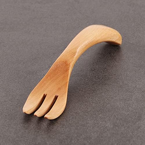 IC 1 Set Wooden Childrens Fork Spoon Portable and Adorable