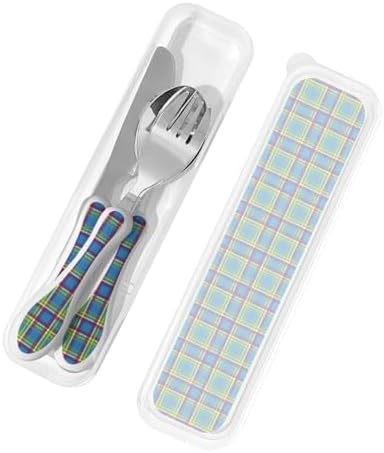 Royal Stewart Yukon Tartan Kids Cutlery Set 3-Piece 1