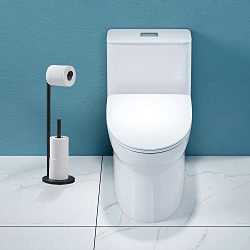 Sturdy Matte Black Toilet Paper Holder