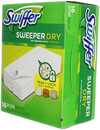 Swiffer 31821 Swiffer Dry Refills 16 Count 2299 High-Quality Mop Pads