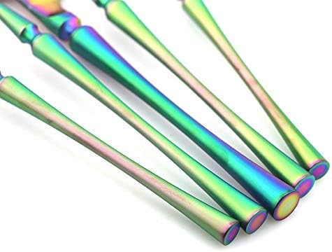 JASHII Luxury Rainbow Matte Flatware Set