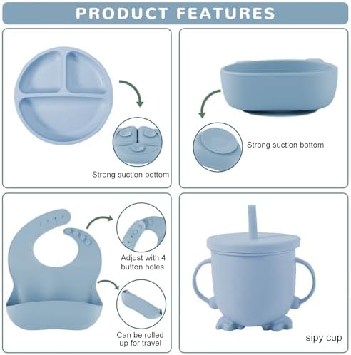 Baby Led Weaning Silicone Set for 6 Months