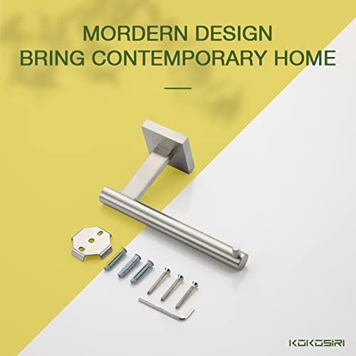 Stainless Steel Toiletry Holder with Brushed Nickel Finish