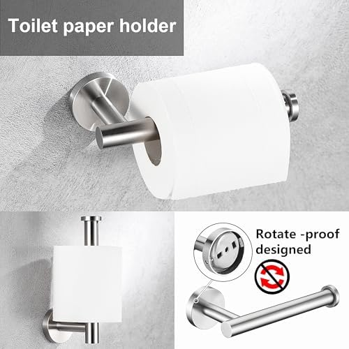 5-Piece Stainless Steel Bathroom Kitchen Hardware Set