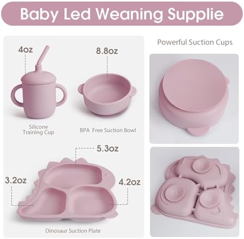 Dinosaur Themed Baby Feeding Set