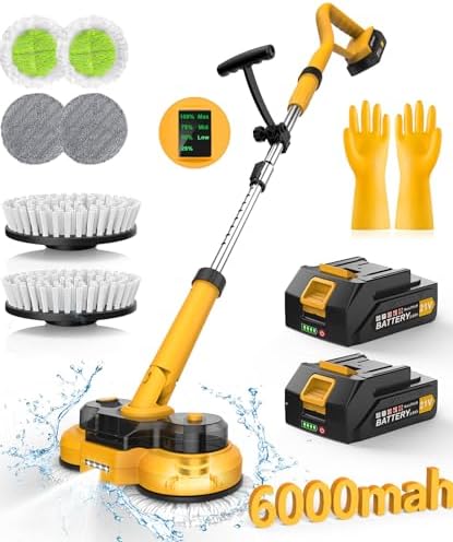 Qimedo Electric Mop M1 Replacement Pads Brush Heads 2-in-1