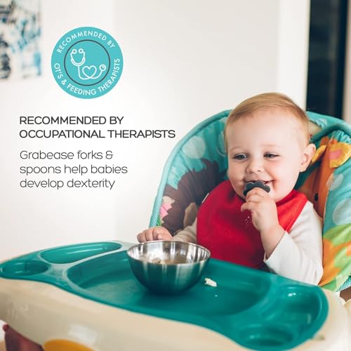 Grabease Toddler Spoons Fork Set