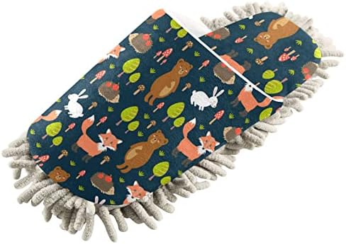 Kigai Microfiber Cleaning Slippers - Soft Washable Mop Shoes for MenWomen