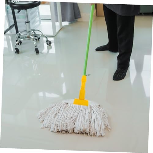 Mop Head Clamp with Ergonomic Handle and Detachable Clip for Mopping