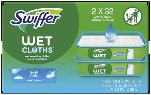 Swiffer Sweeper Wet Mopping Cloths - 64 Count