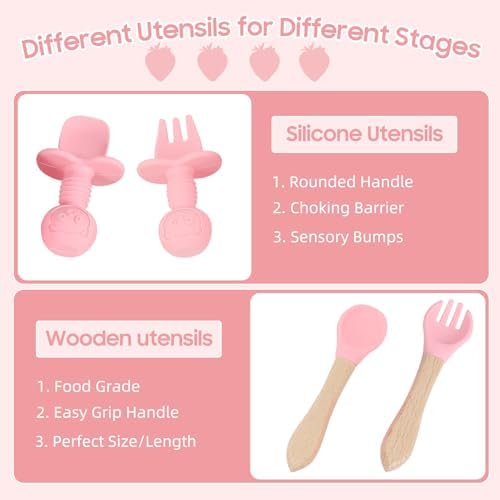 Bagwaain Silicone Baby Feeding Set
