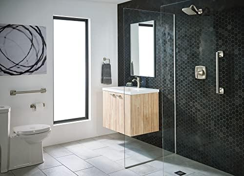 Experience hassle-free convenience with the Muen Voss Collection pivoting toilet paper holder