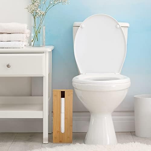 GoBam Bamboo Toilet Paper Holder