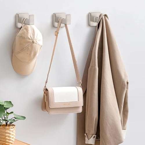 Premium Rustproof Bath Towel Hooks for Home Use