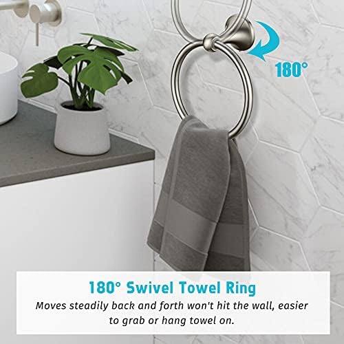 4-Piece Adjustable Bathroom Accessory Set
